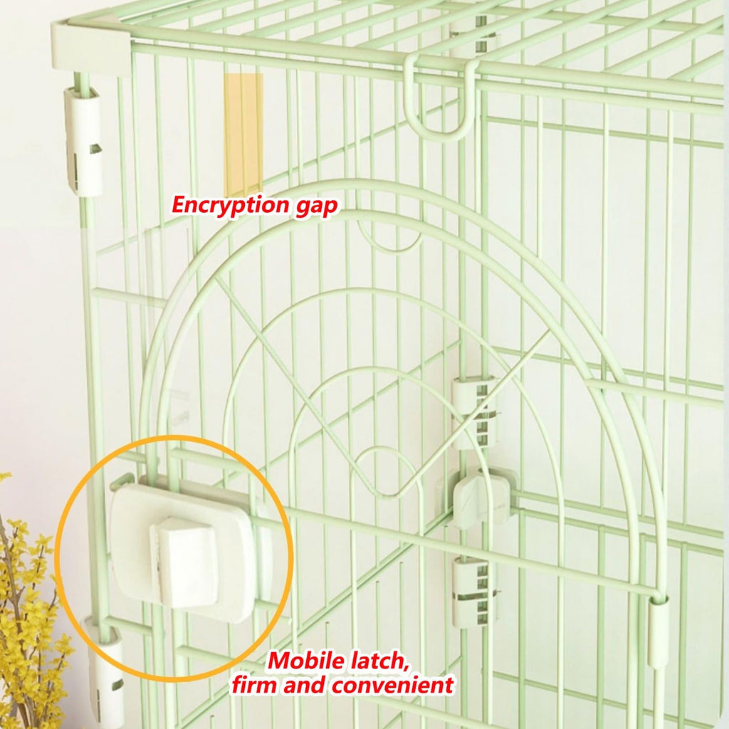 3/4-Tier Cat Cage Playpen with Hammock D244