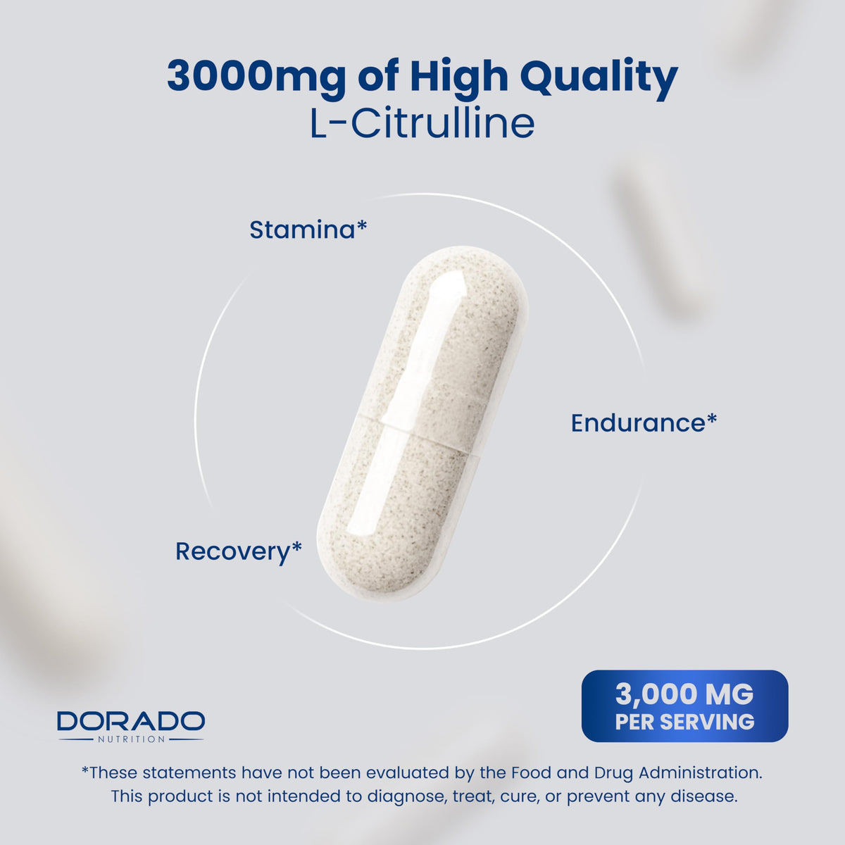 L Citrulline 3000mg 360 Capsules Vegan Non-GMO J5874