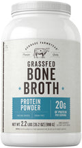 Grass Fed Bone Broth Protein Powder 35.2 oz 20g Protein Non-GMO Gluten Free I159