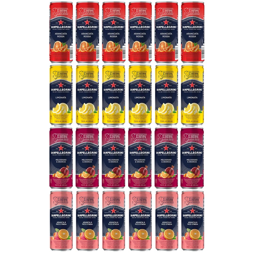 Sparkling Fruit Beverages Variety Pack, 11.15 fl oz Cans, 24 Pack U428809