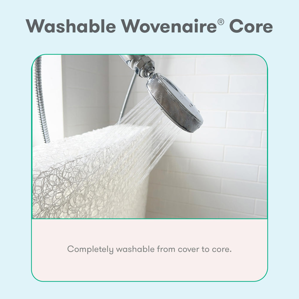 White Breathable Washable Crib Mattress K4847