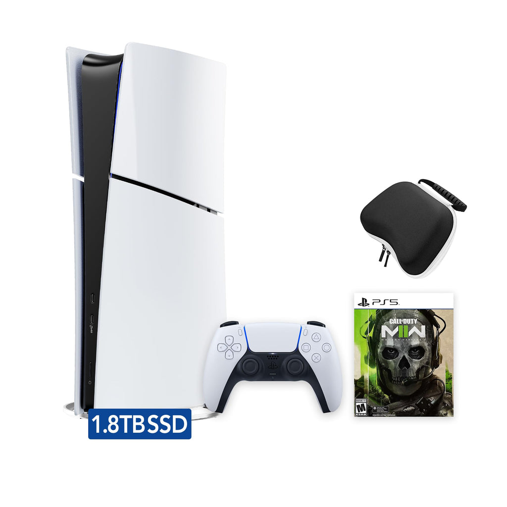 White 1.8TB Digital Edition Gaming Console with Controller and Charger Q875660