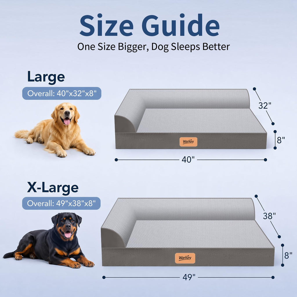 Cooling Orthopedic Memory Foam Dog Bed with Washable Cover B37220