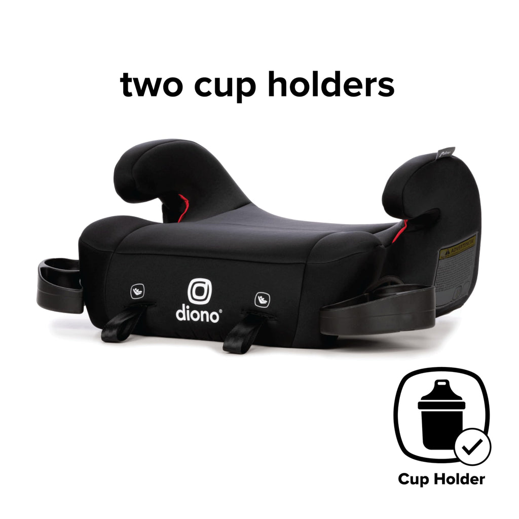 Black Backless Belt-Positioning Booster Seat O969974