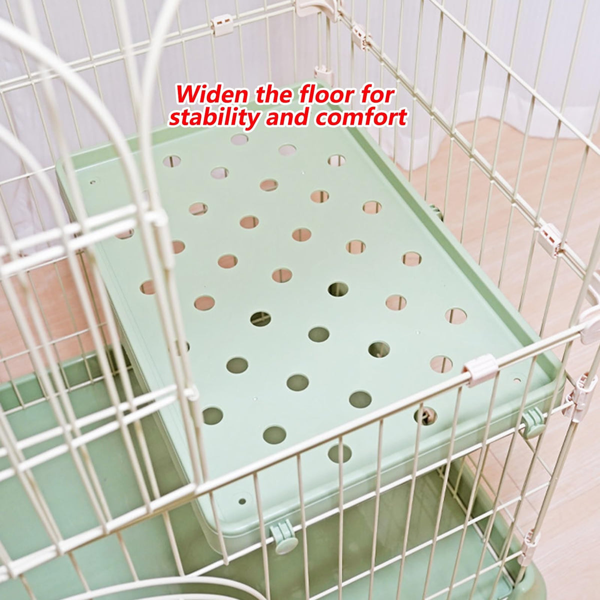 3/4-Tier Cat Cage Playpen with Hammock D244