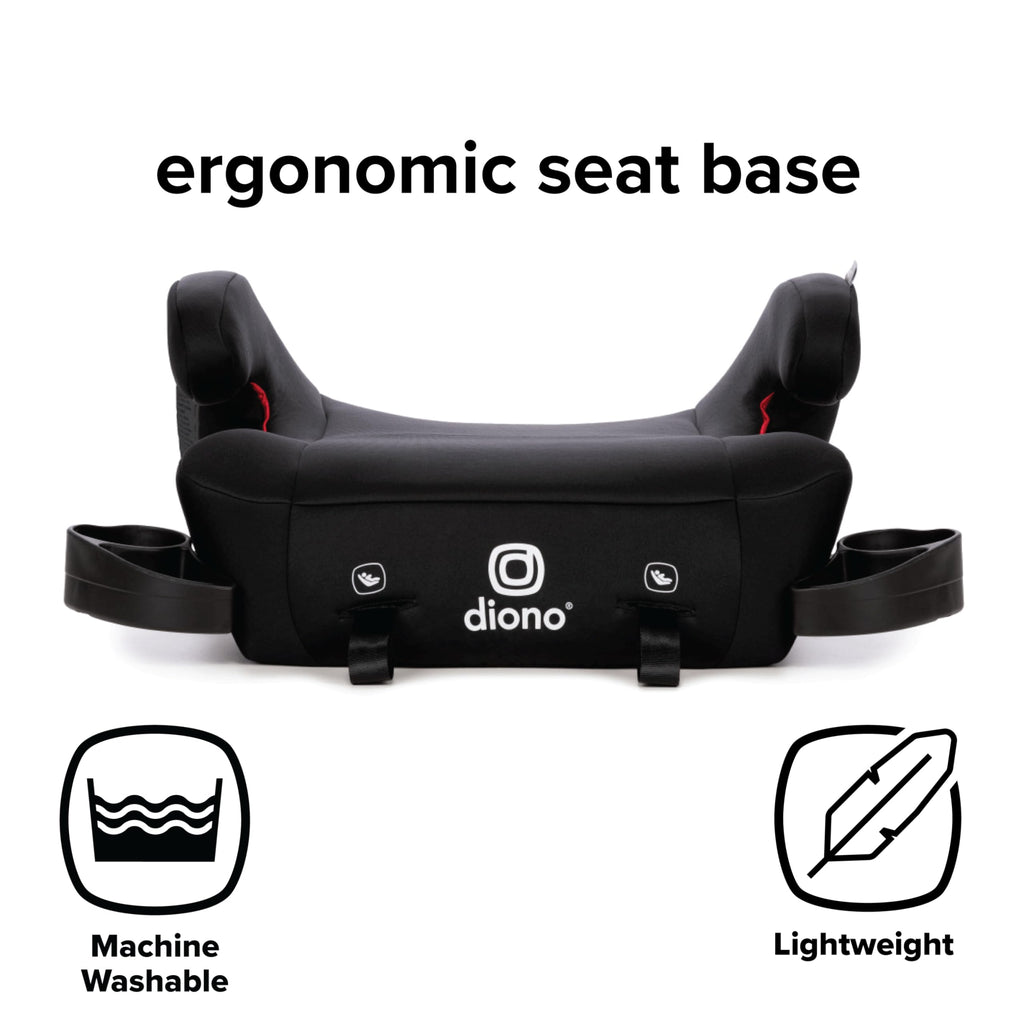 Black Backless Belt-Positioning Booster Seat O969974
