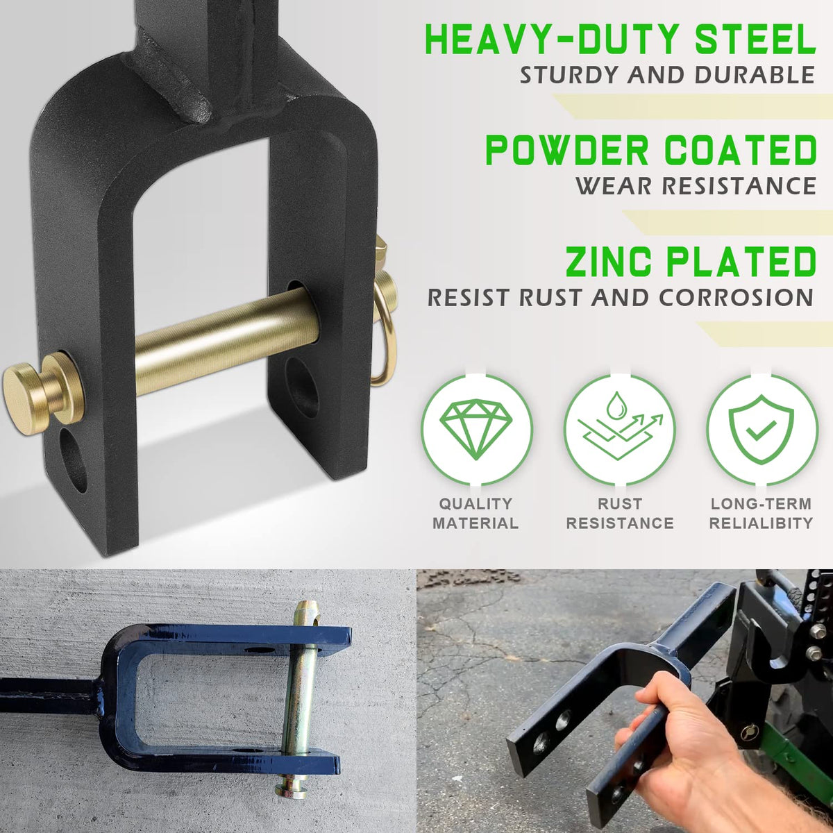 Category 1 3-Point Quick Hitch Adapter B6233