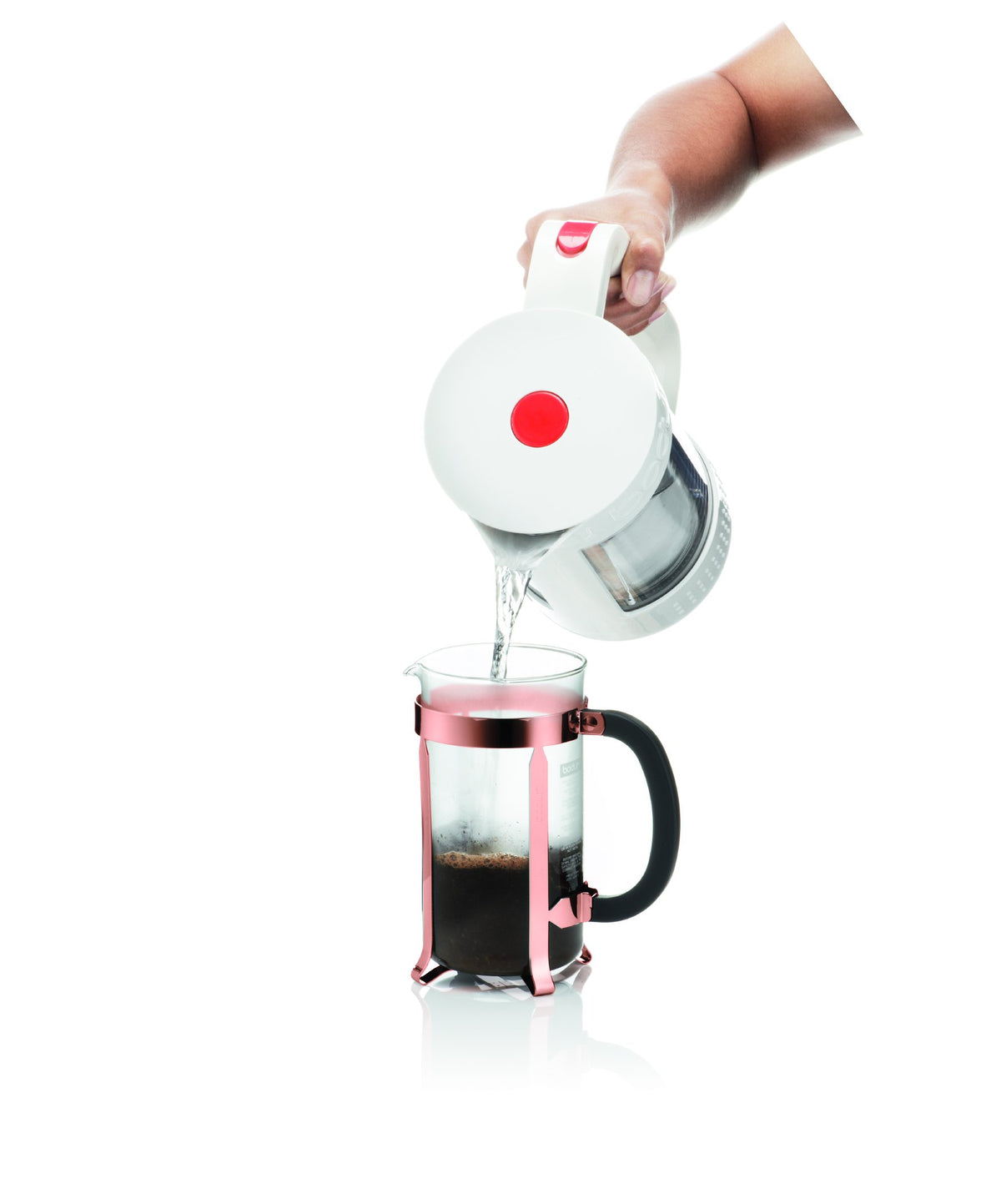 8 Cup French Press Coffee Maker and 2 Piece Glass Set G605901
