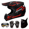DOT Approved Red Motocross Helmet A236