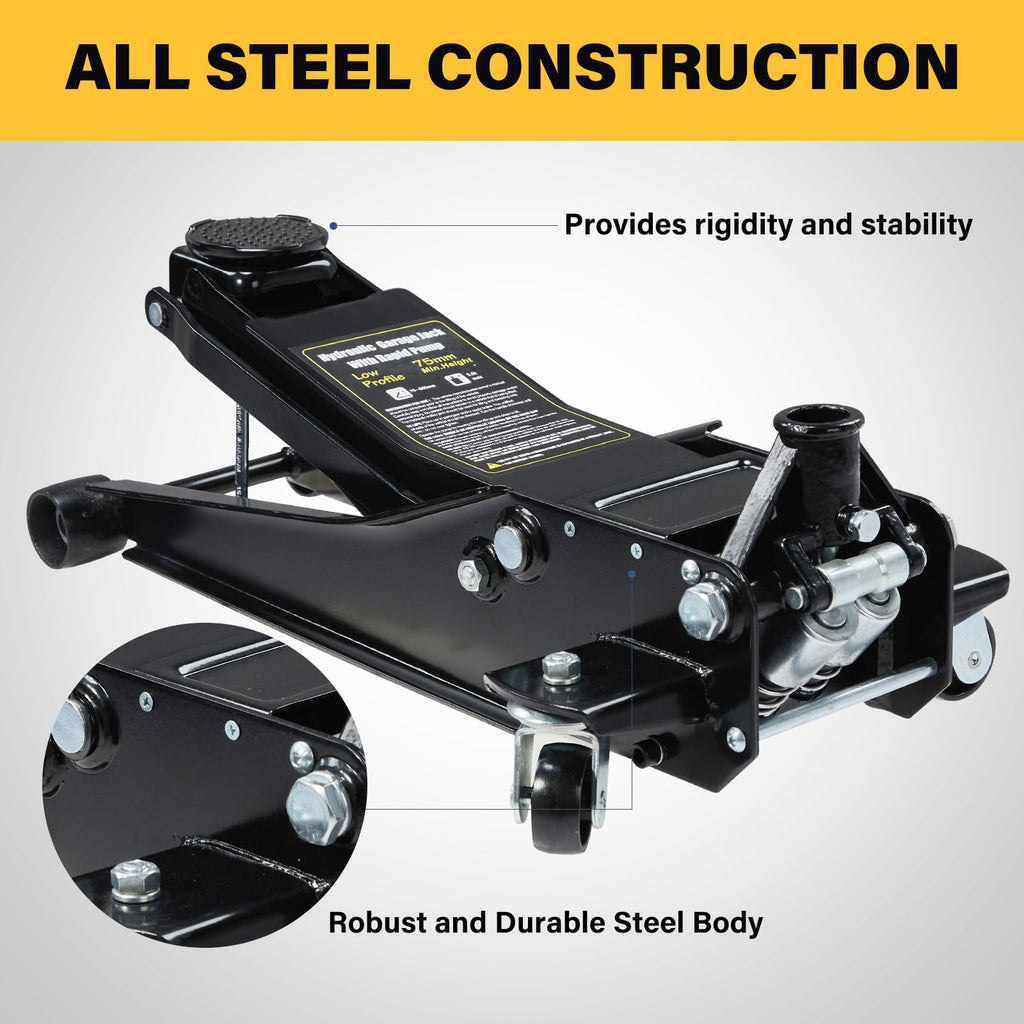 3 Ton Low Profile Steel Hydraulic Floor Jack F529