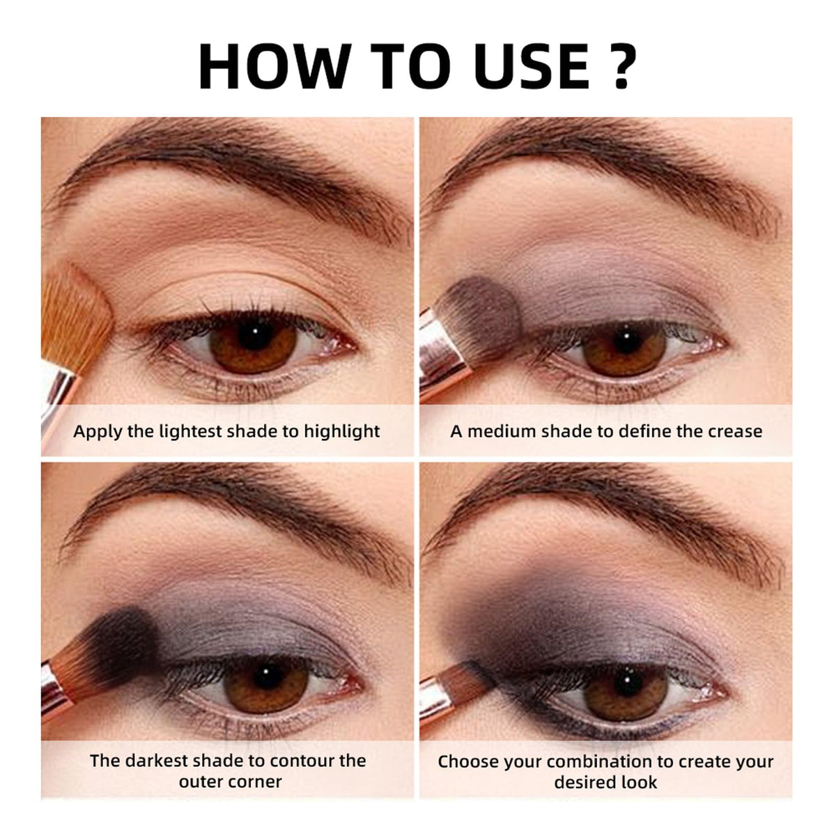6 Color Matte Neutral Eyeshadow Palette N566