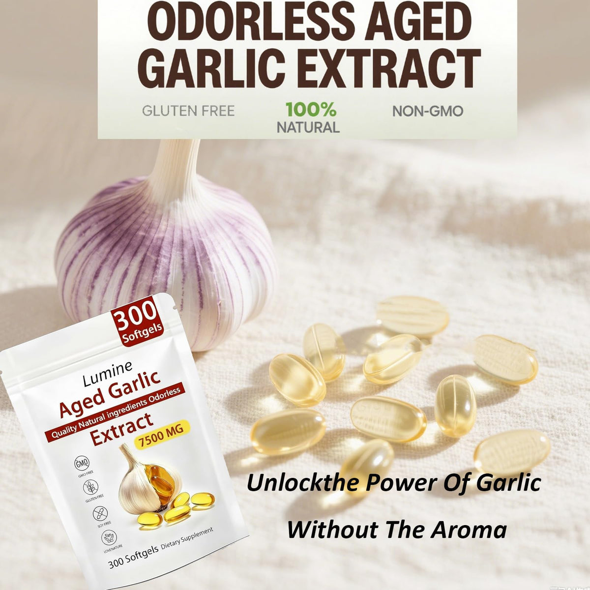 Aged Garlic Extract 300 Softgels C74491