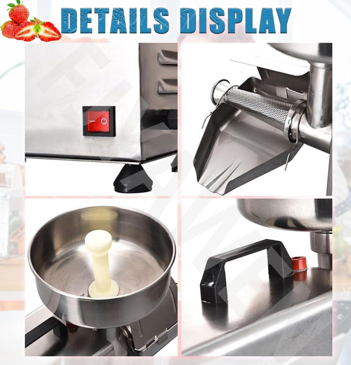 Electric Stainless Steel Tomato Strainer Machine W797