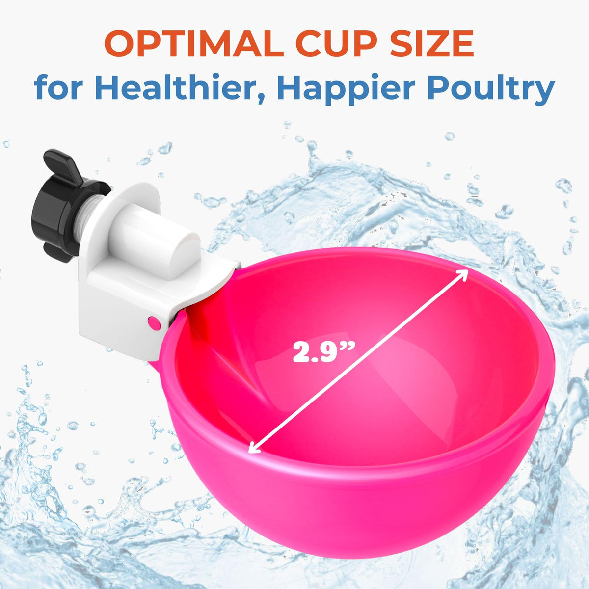 Automatic Chicken Waterer Cups 5 Pack R387
