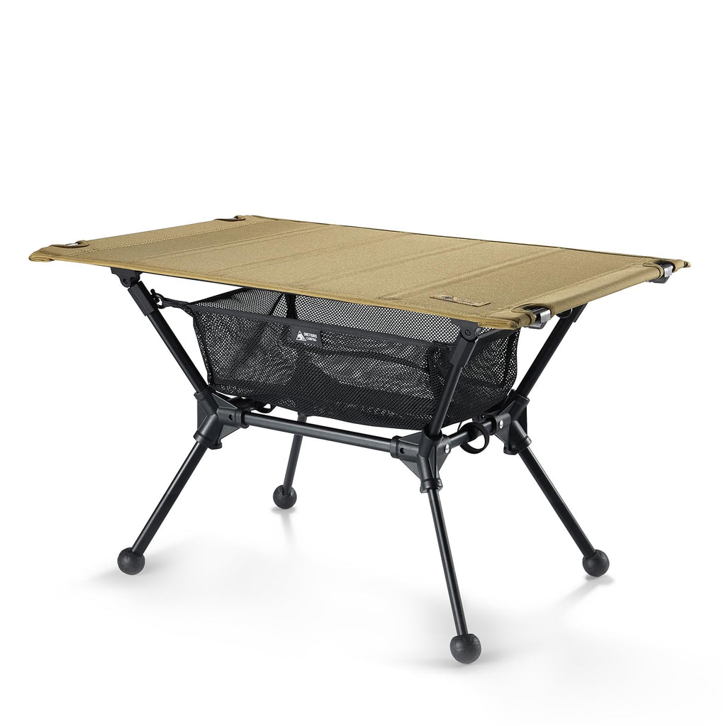 Lightweight Portable Folding Camping Table with Mesh Storage Net R928208