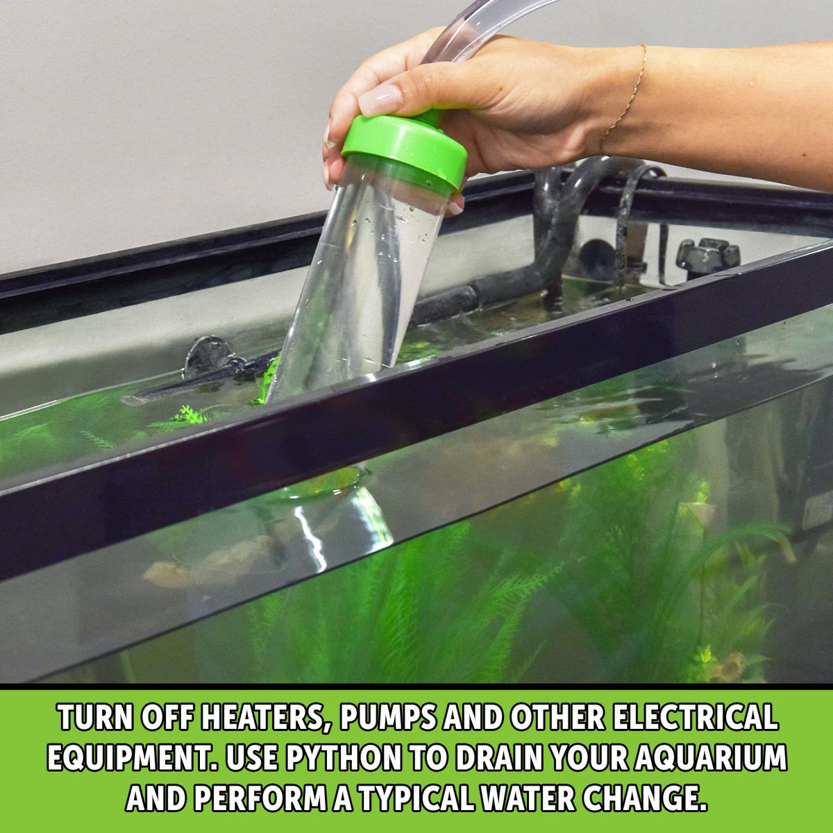 Aquarium Maintenance System, Gravel Cleaner and Water Changer, 25 Foot P725