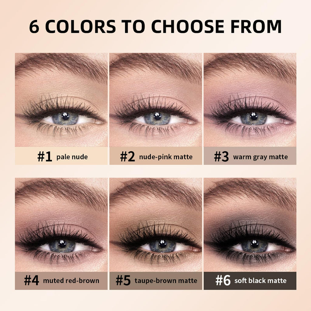 6 Color Matte Neutral Eyeshadow Palette N566