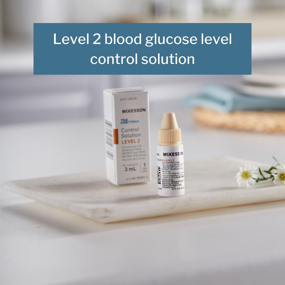 Blood Glucose Testing Control Solution, 3 mL, 24 ct J812776