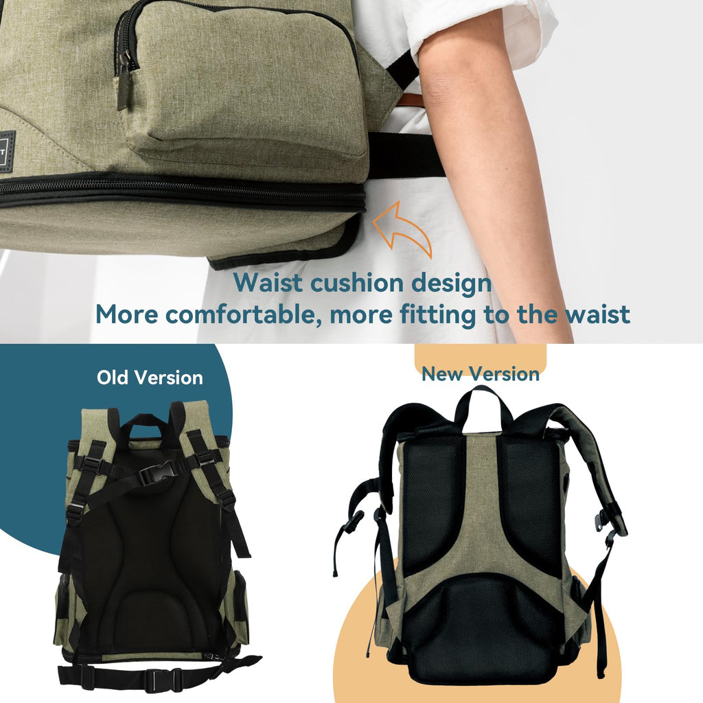 Dog and Cat Backpack Carrier, Up to 18 lb W32859
