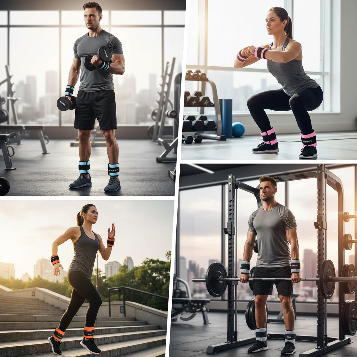 Adjustable Ankle Weights A9733
