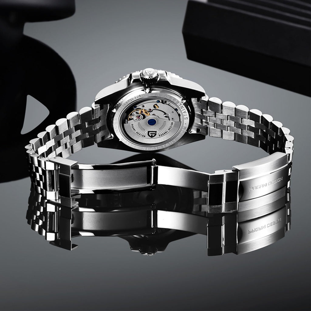 Automatic 40MM Date 100M Waterproof Stainless Steel Sapphire Glass Men Watch D77662