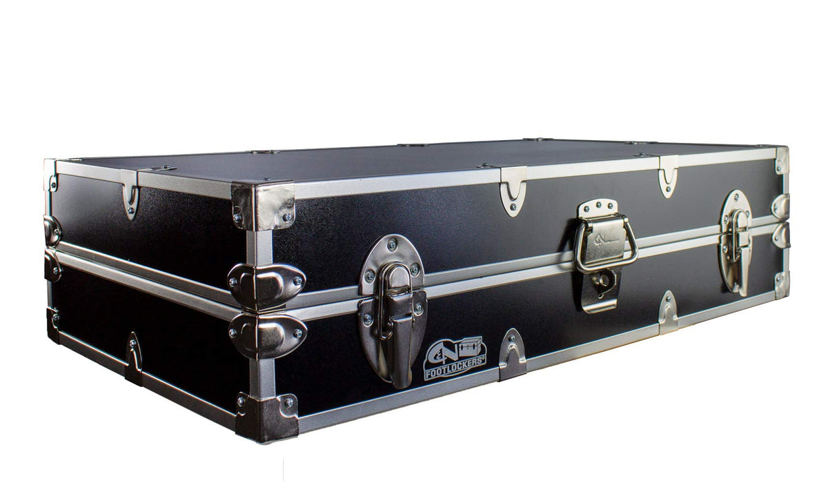 Lockable Under Bed Trunk 32 x 18 x 8.25 Inches O270
