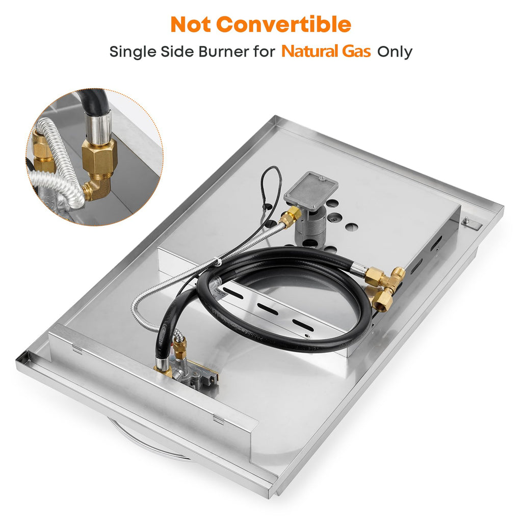 Built-In Single Side Burner M745