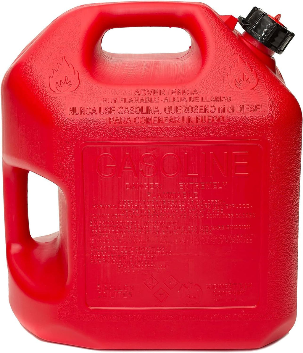 5 Gallon Gas Can Fuel Container with Spout 2 Pack Q613612