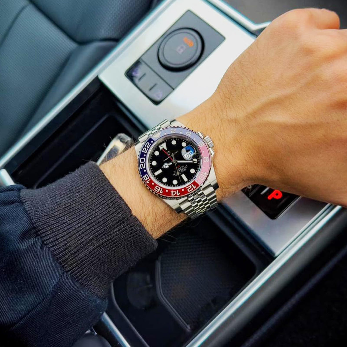 Automatic 40MM Date 100M Waterproof Stainless Steel Sapphire Glass Men Watch D77662