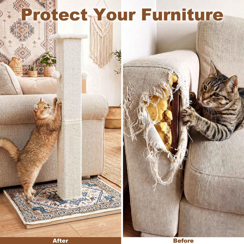 Tall Cat Scratching Post with Carpet X788