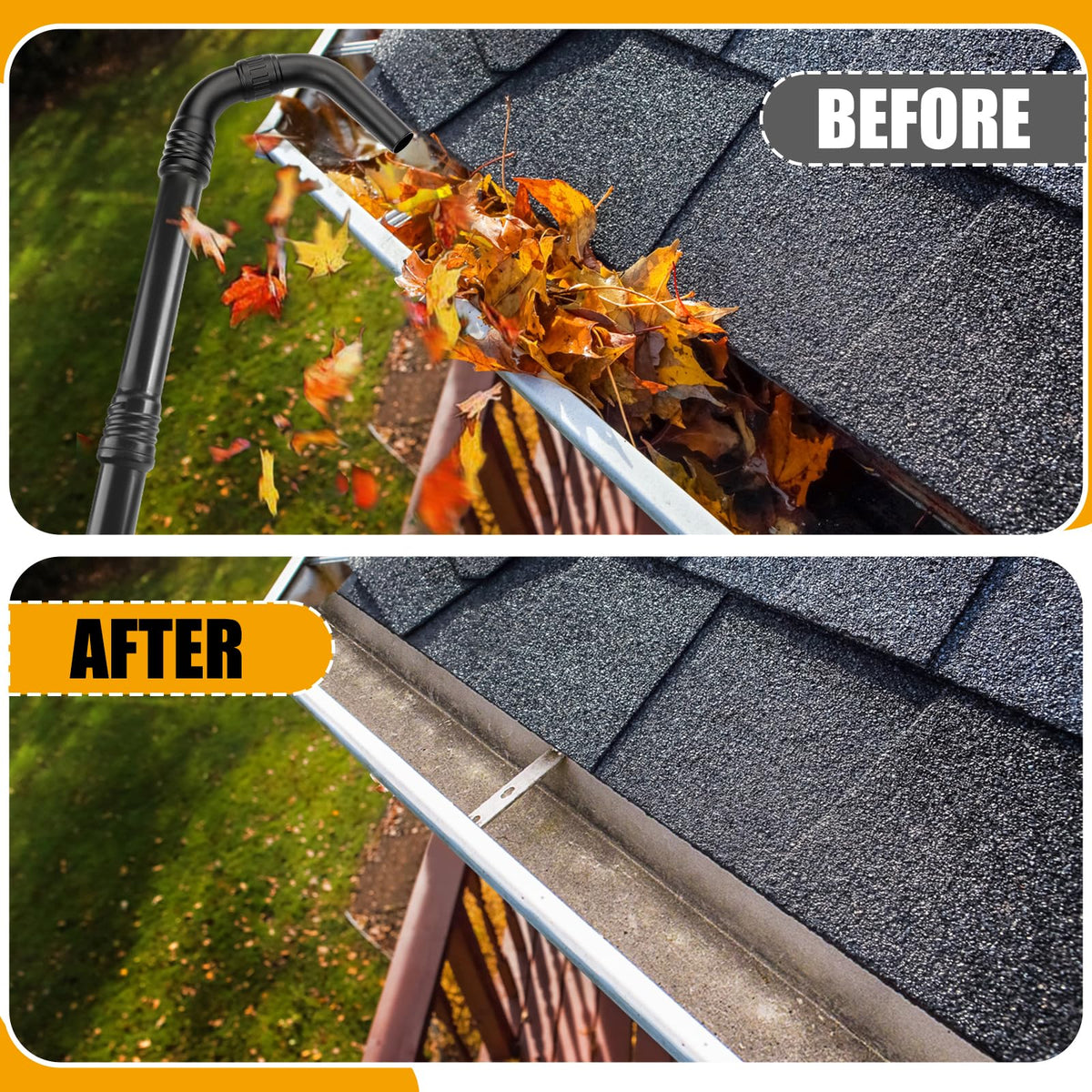 Gutter Cleaning Kit 9.25 ft with Reflector U52487