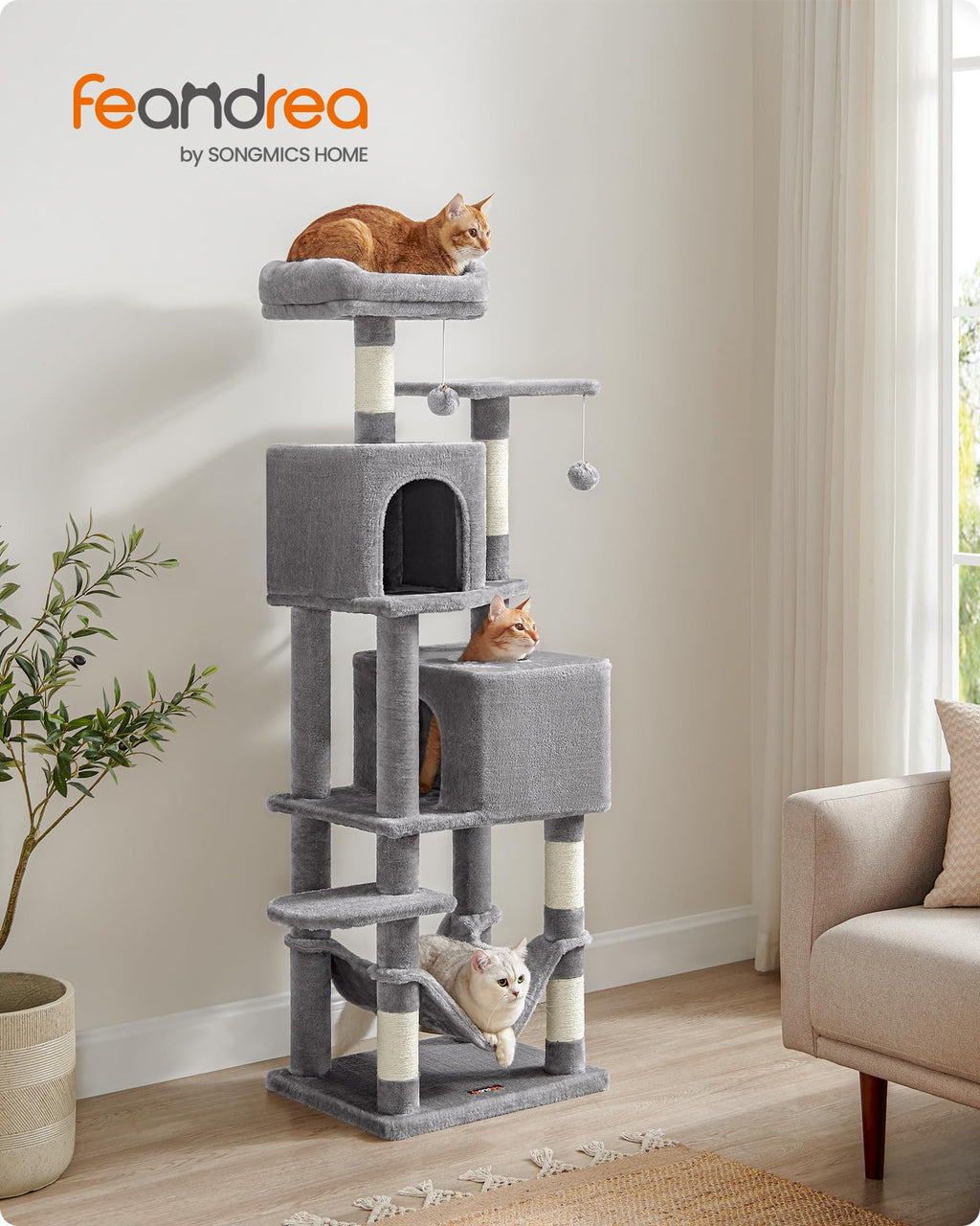 Light Gray Cat Tree N726558