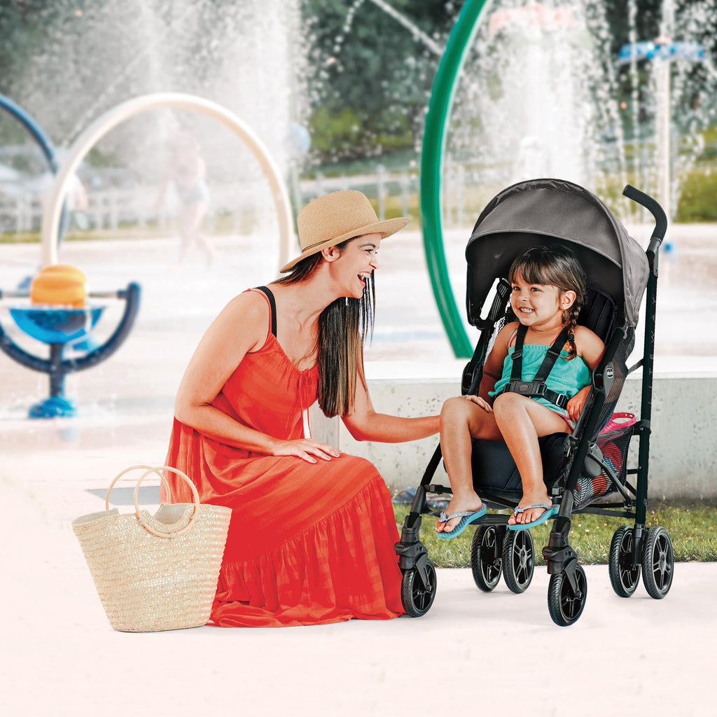Compact Lightweight Stroller with Storage Basket O63079