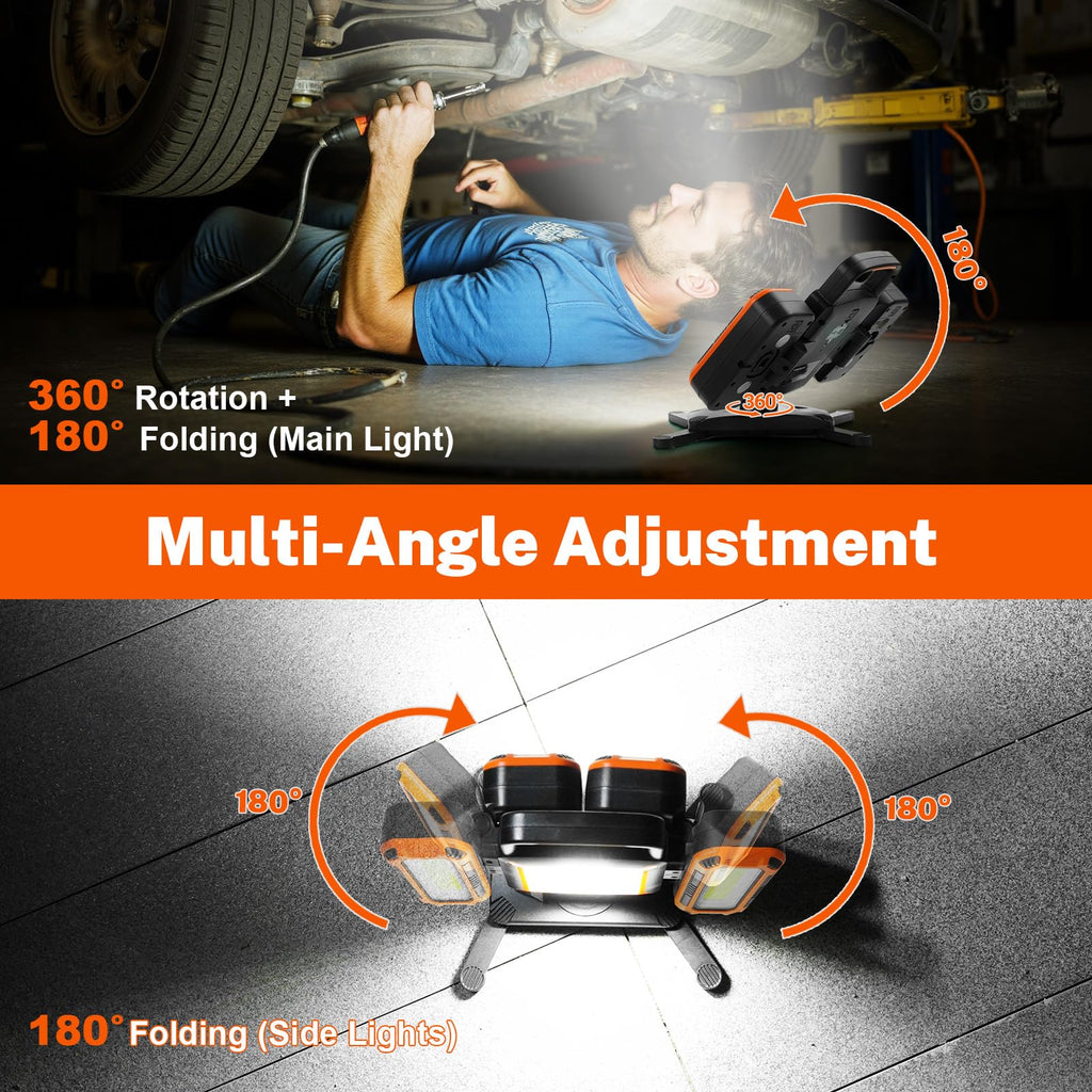 5000LM Rechargeable Magnetic Work Light V58820