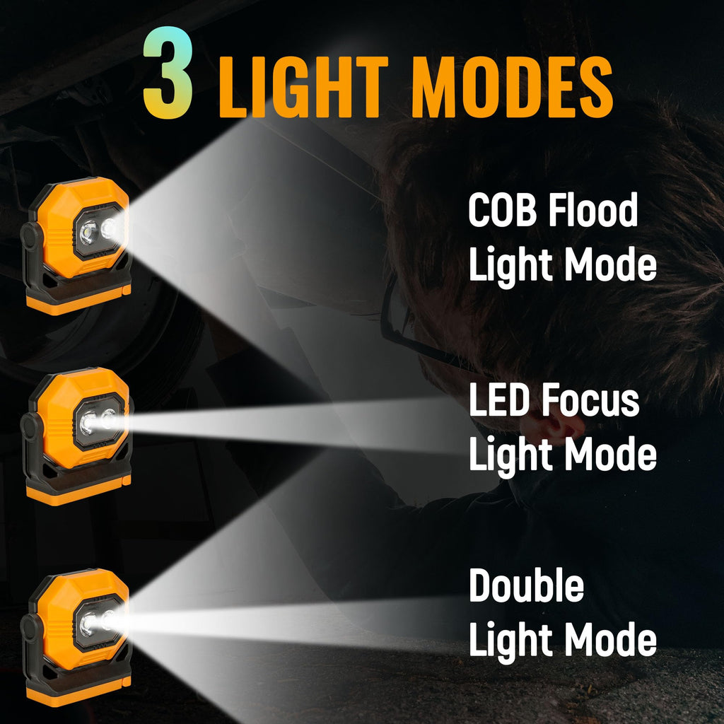 Rechargeable Magnetic Work Light 2 Pack K366719
