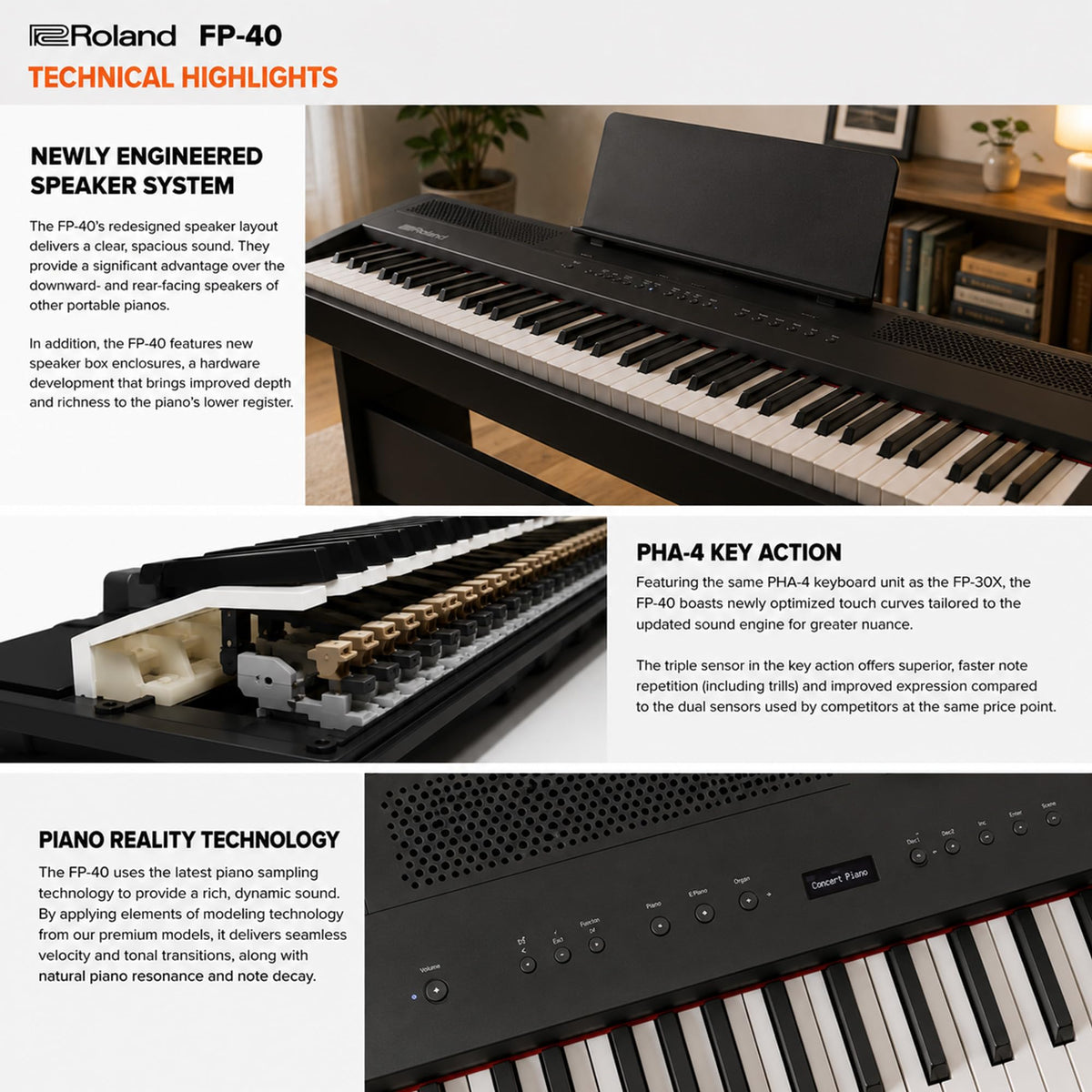 88-Key Digital Piano Black V934879