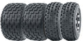 Set of 4 ATV Tires 19x7-8 20x10-9 K329004