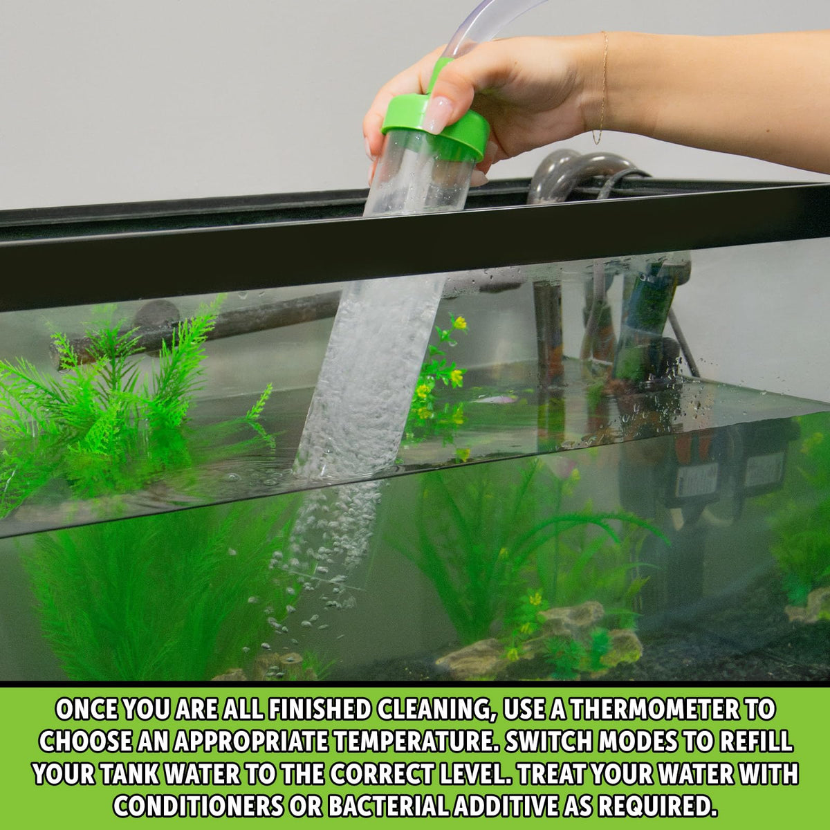 Aquarium Maintenance System, Gravel Cleaner and Water Changer, 25 Foot P725