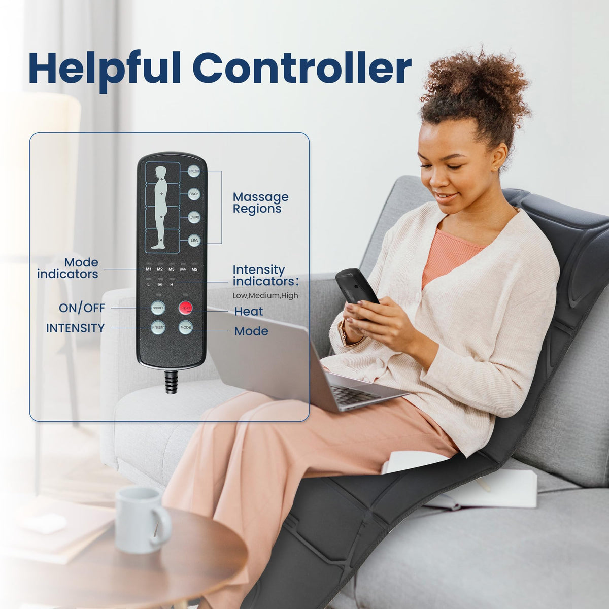 Full Body Massage Mat with Heat B29339