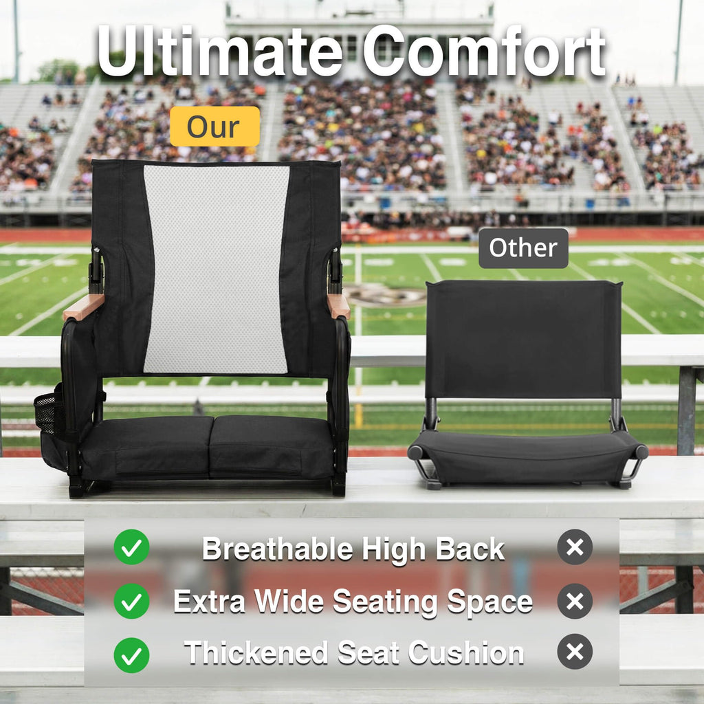 High Back Stadium Seats with Back Support F436