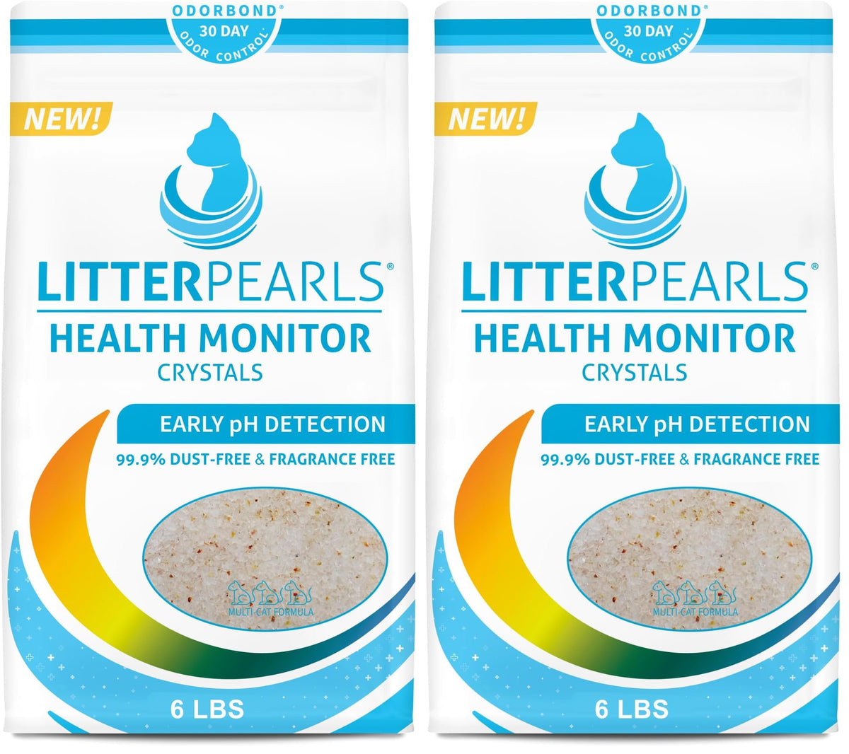 Unscented Micro Crystals Cat Litter 6 LB Bag F228366