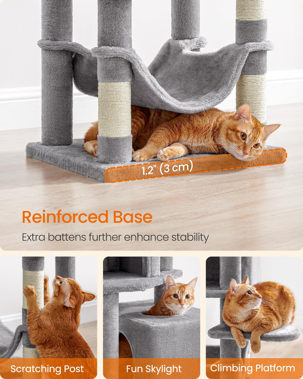 Light Gray Cat Tree N726558