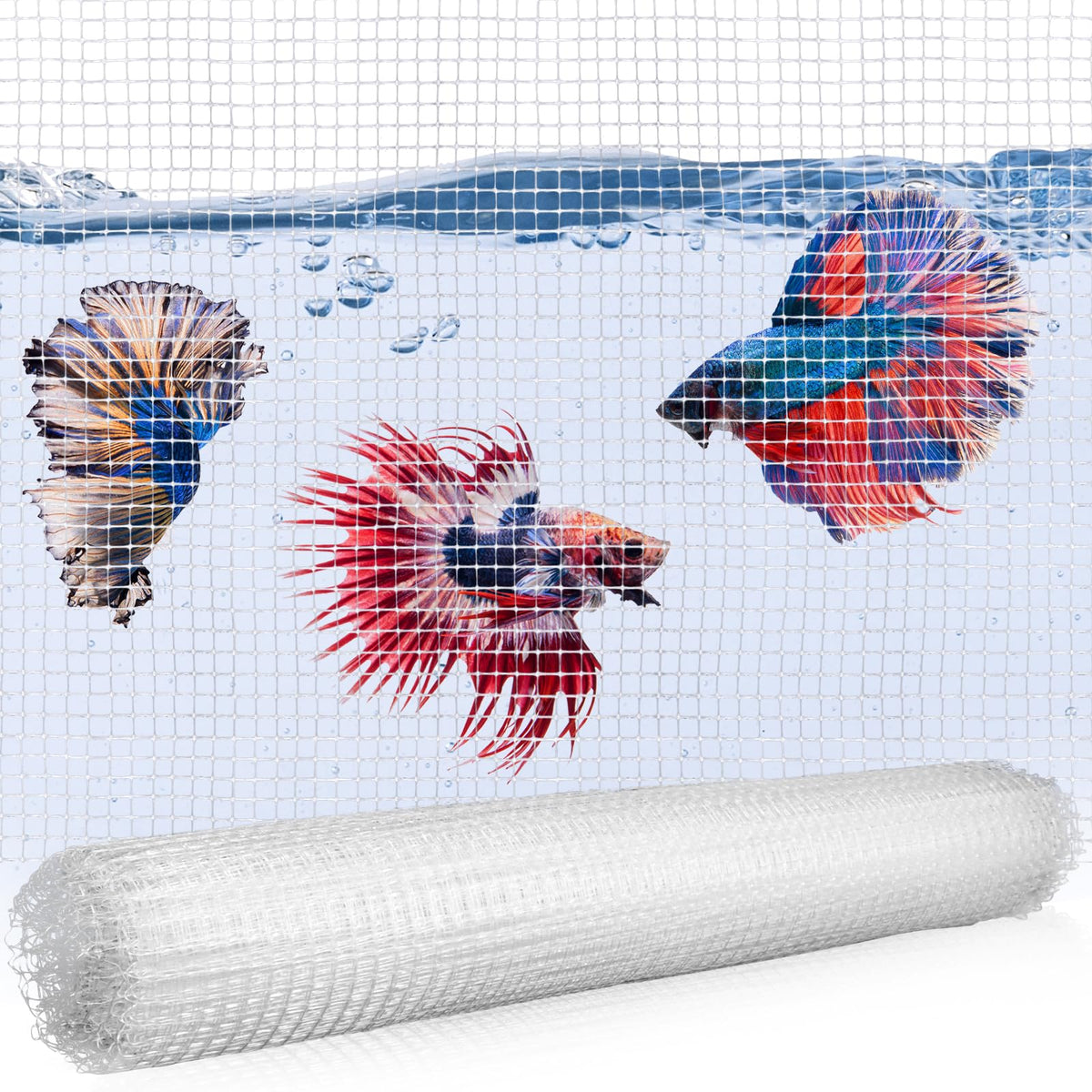 4 x 5 feet Clear Mesh Netting Aquarium Lid B8024