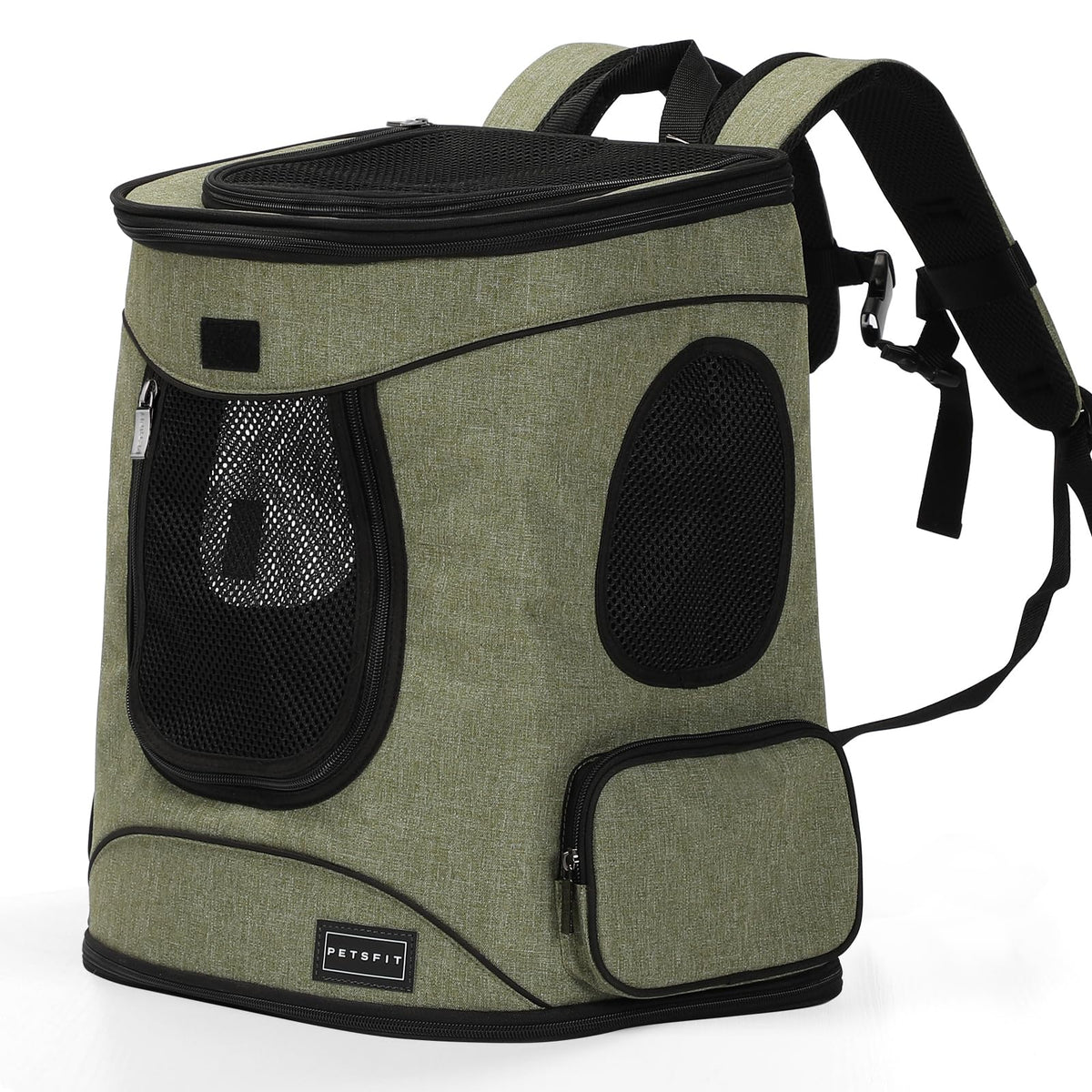 Dog and Cat Backpack Carrier, Up to 18 lb W32859