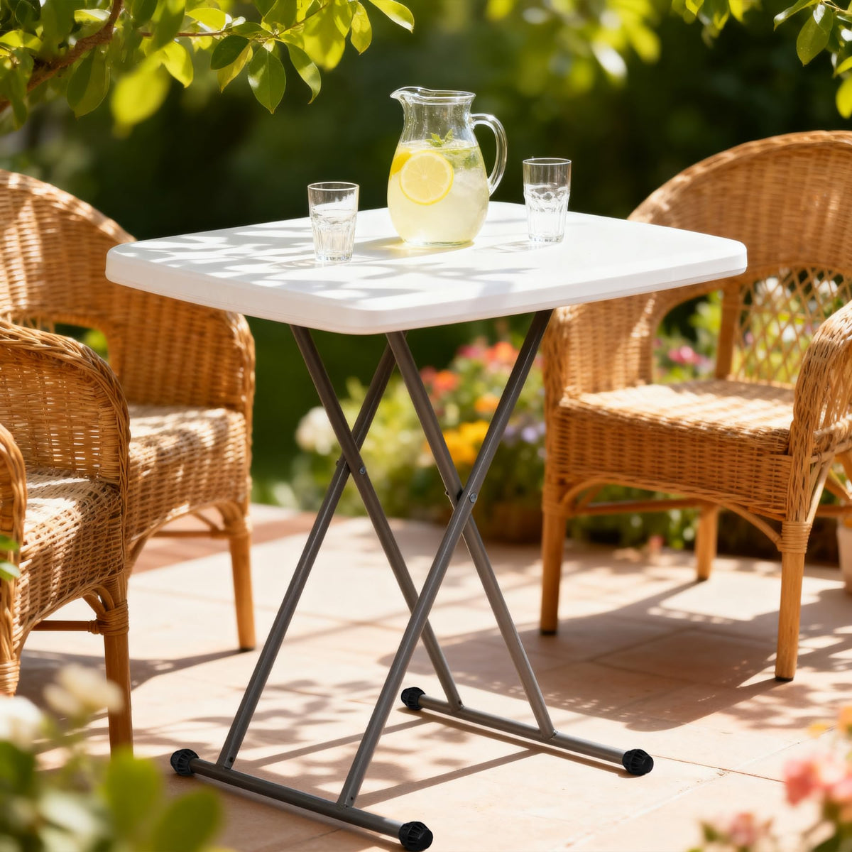 3 ft Adjustable Folding Plastic Table R607