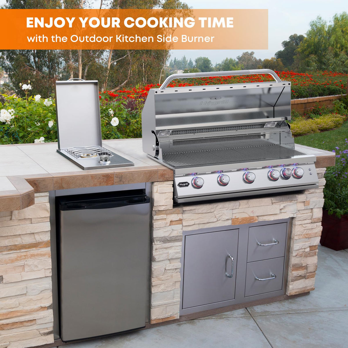 Built-In Single Side Burner M745