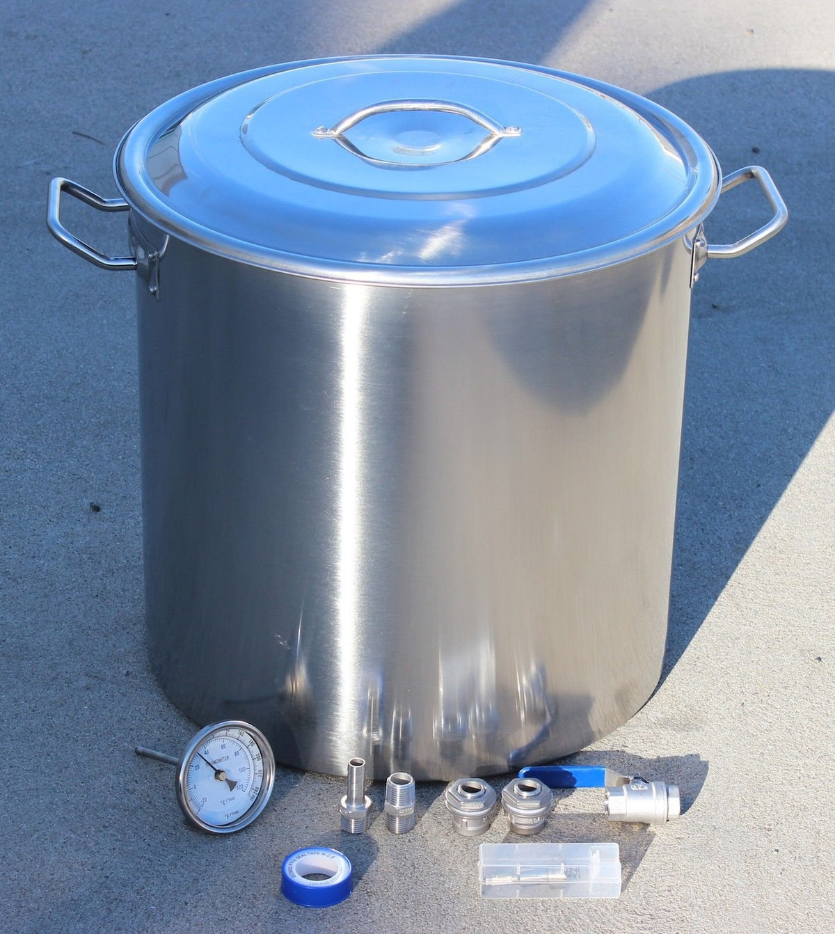 60 QT Stainless Steel Brew Kettle D778