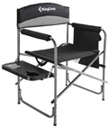 Heavy Duty Padded Folding Camping Chair with Side Table S240103