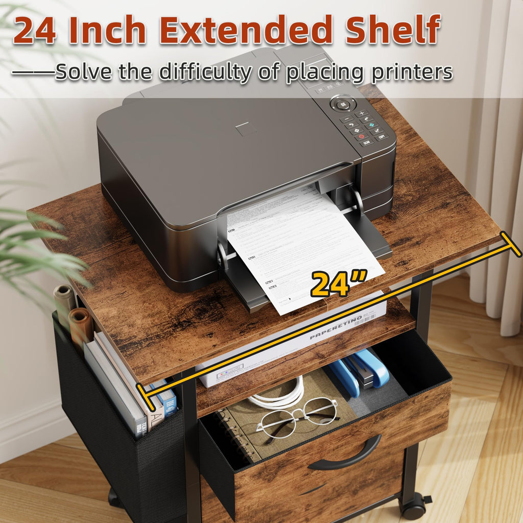 2 Drawer Mobile File Cabinet W998618