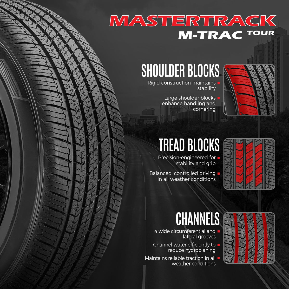 Set of 4 All Season Tires R120336